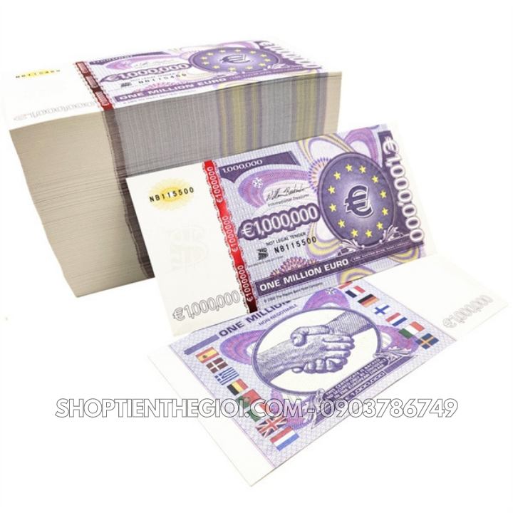 Tiền lưu niệm 1 triệu EURO dạ quang - SP005598